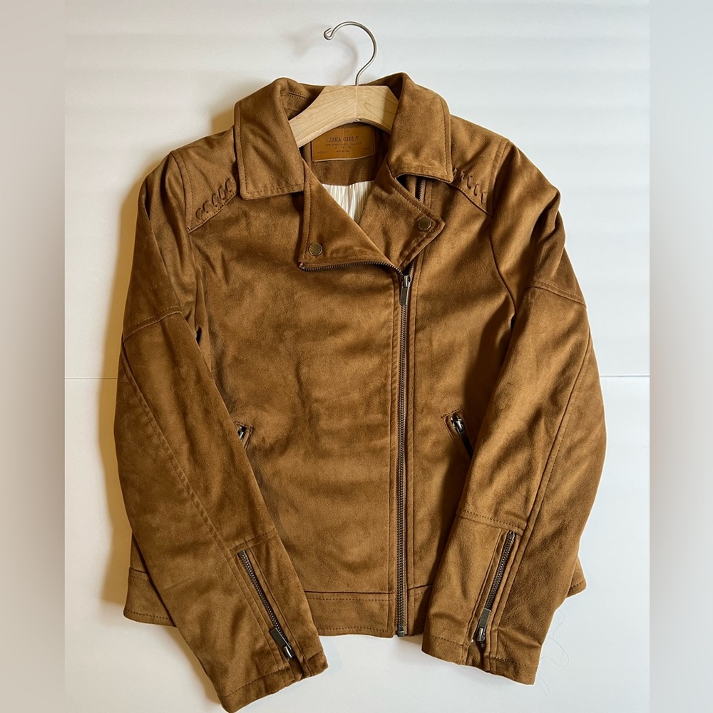 Zara girls biker jacket